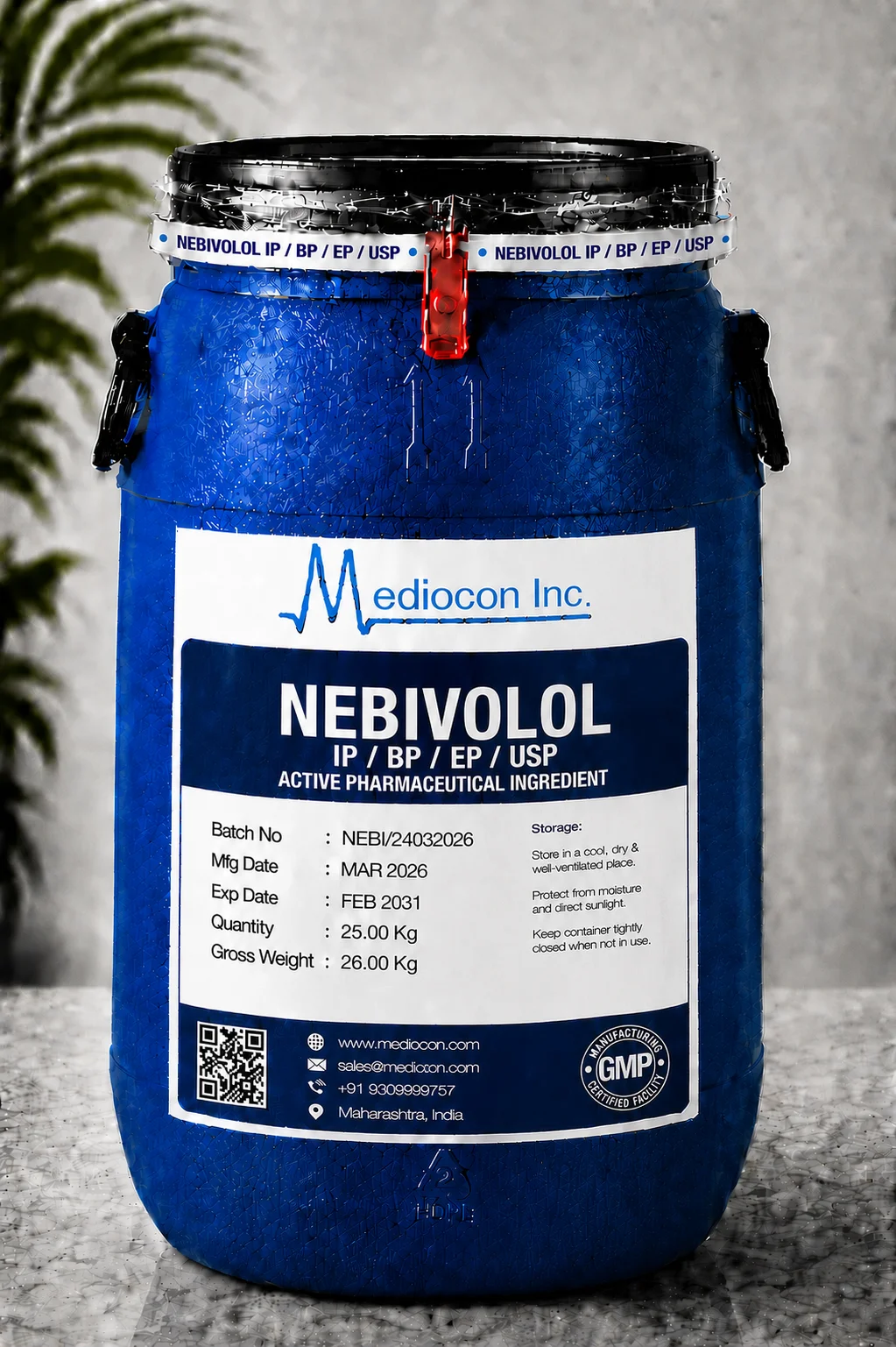 Nebivolol API — Mediocon Inc