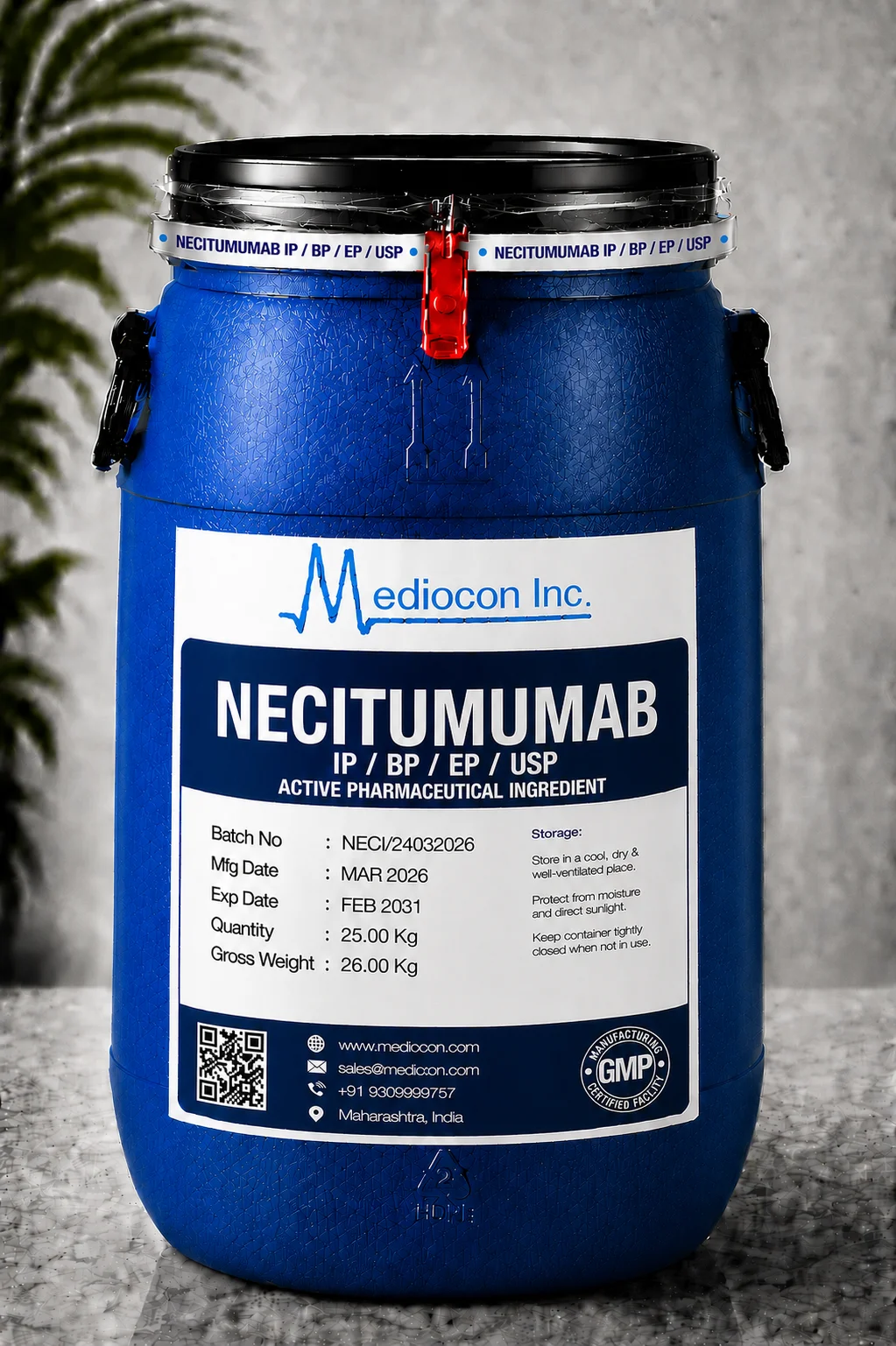 Necitumumab API — Mediocon Inc