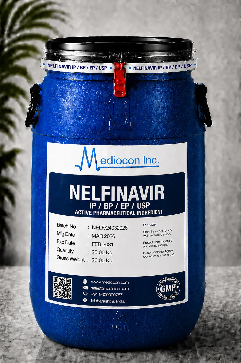 Nelfinavir API — Mediocon Inc