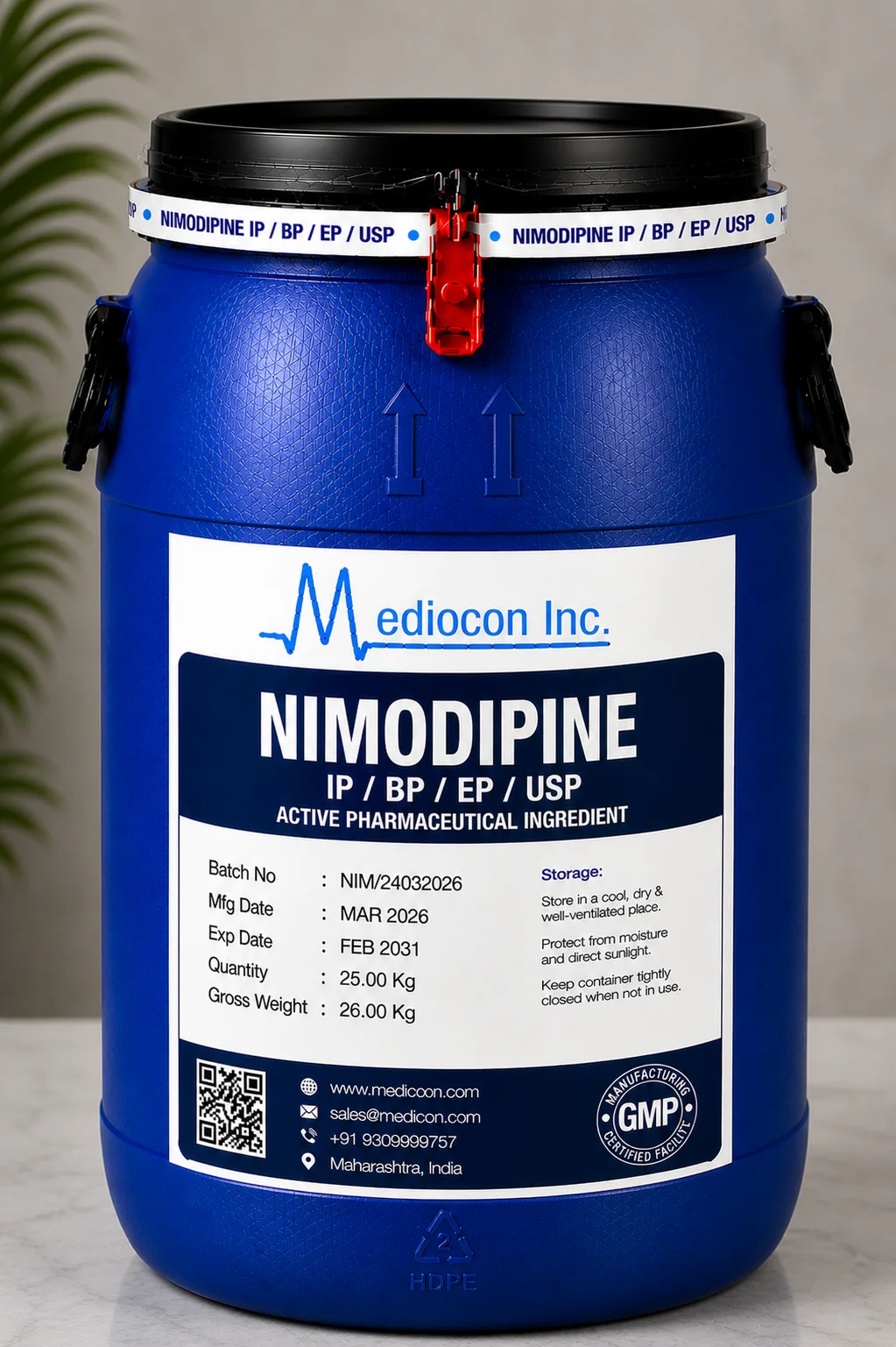 Nimodipine API — Mediocon Inc