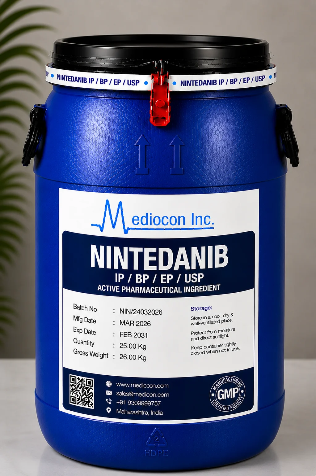 Nintedanib API — Mediocon Inc