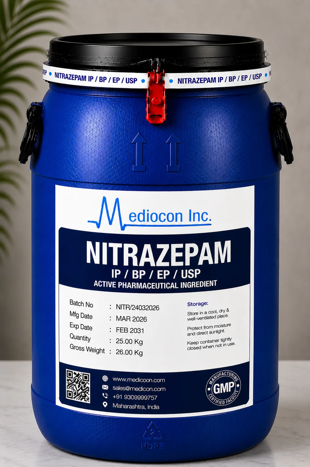 Nitrazepam API — Mediocon Inc