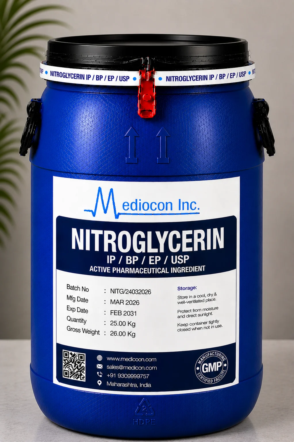 Nitroglycerin API — Mediocon Inc