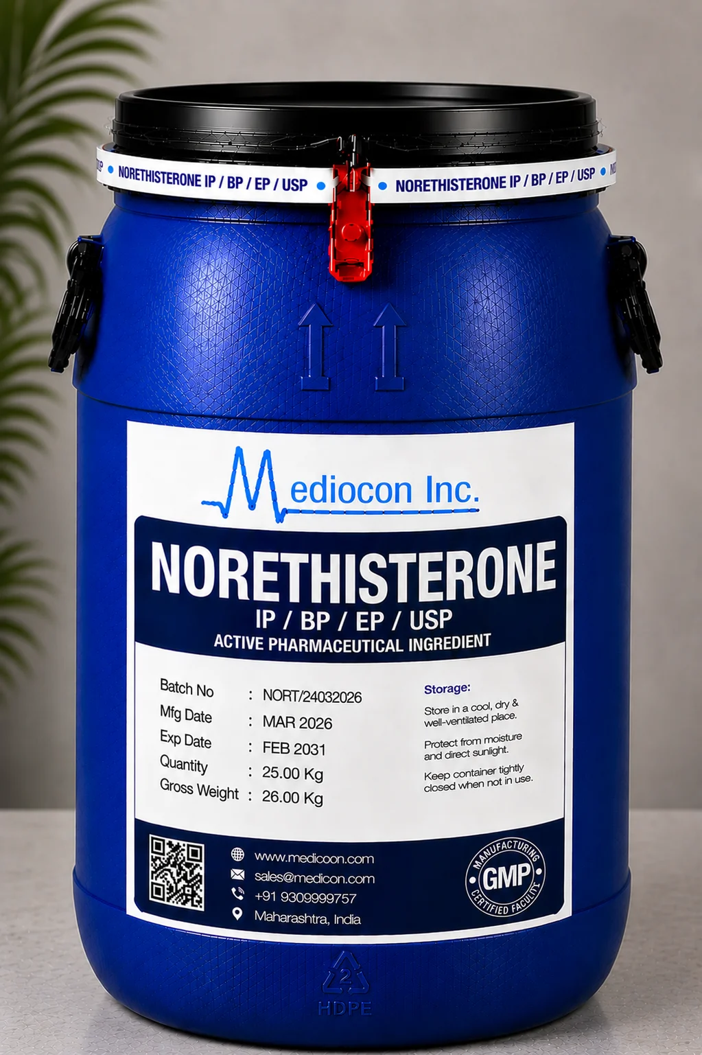 Norethisterone API — Mediocon Inc