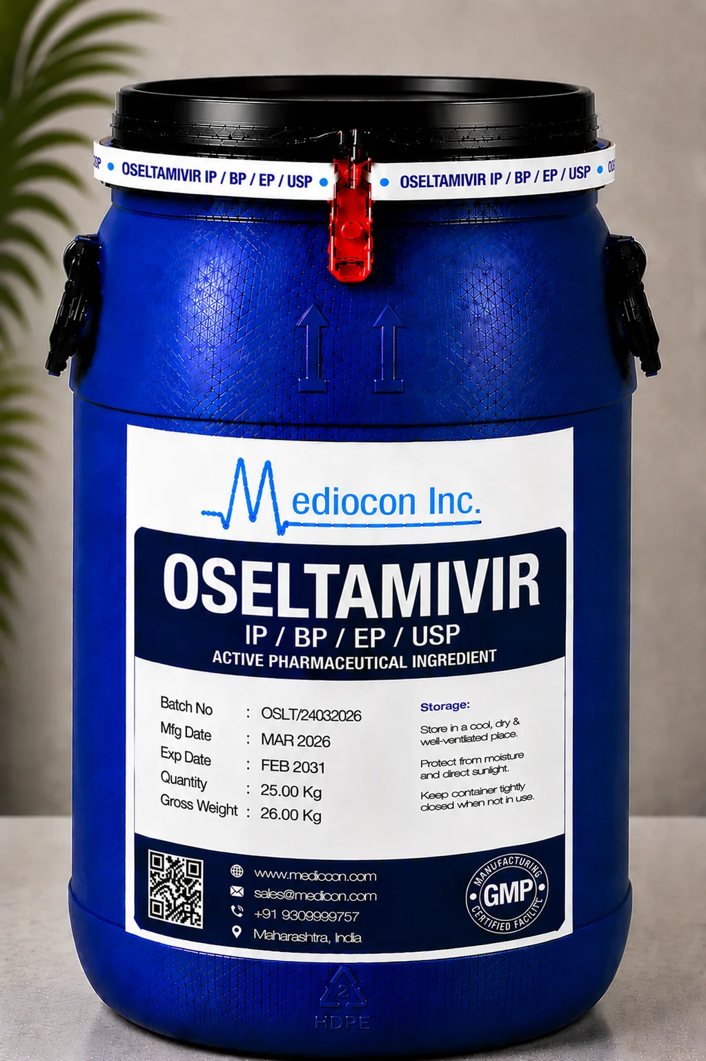 Oseltamivir API — Mediocon Inc