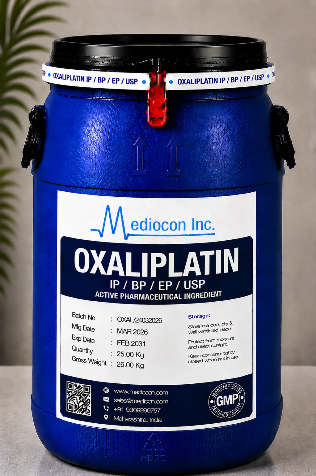 Oxaliplatin API — Mediocon Inc