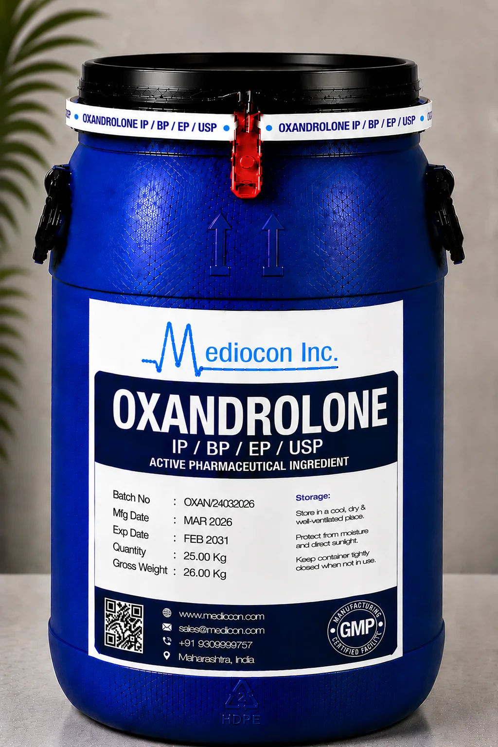 Oxandrolone API — Mediocon Inc
