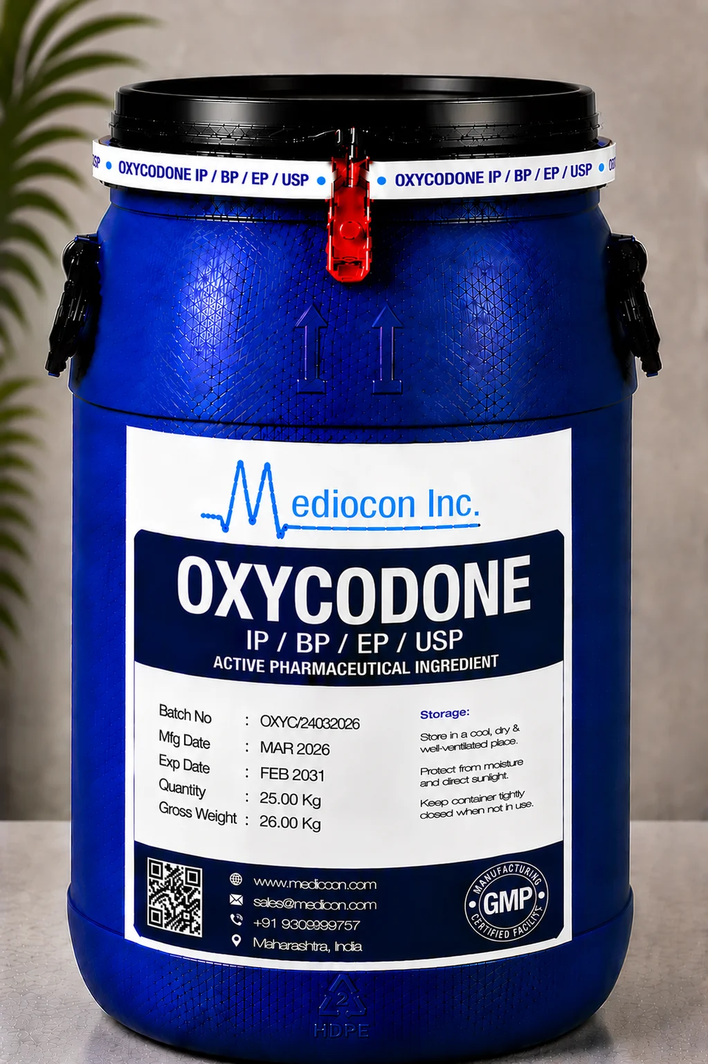 Oxycodone API — Mediocon Inc