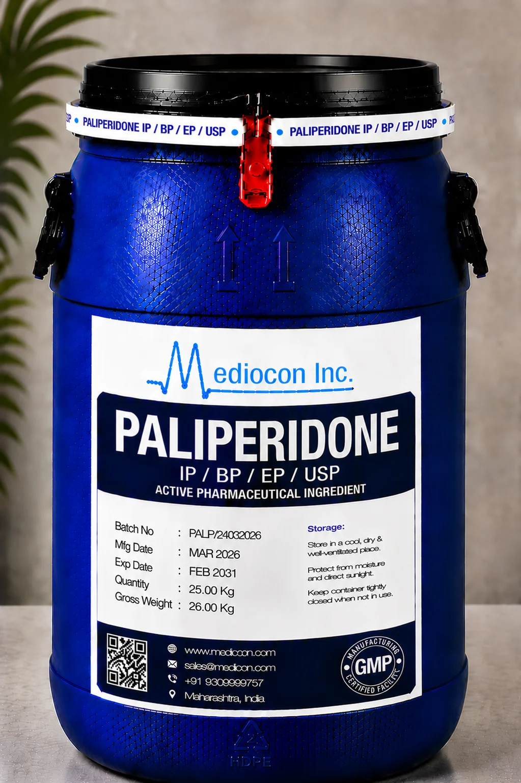 Paliperidone API — Mediocon Inc