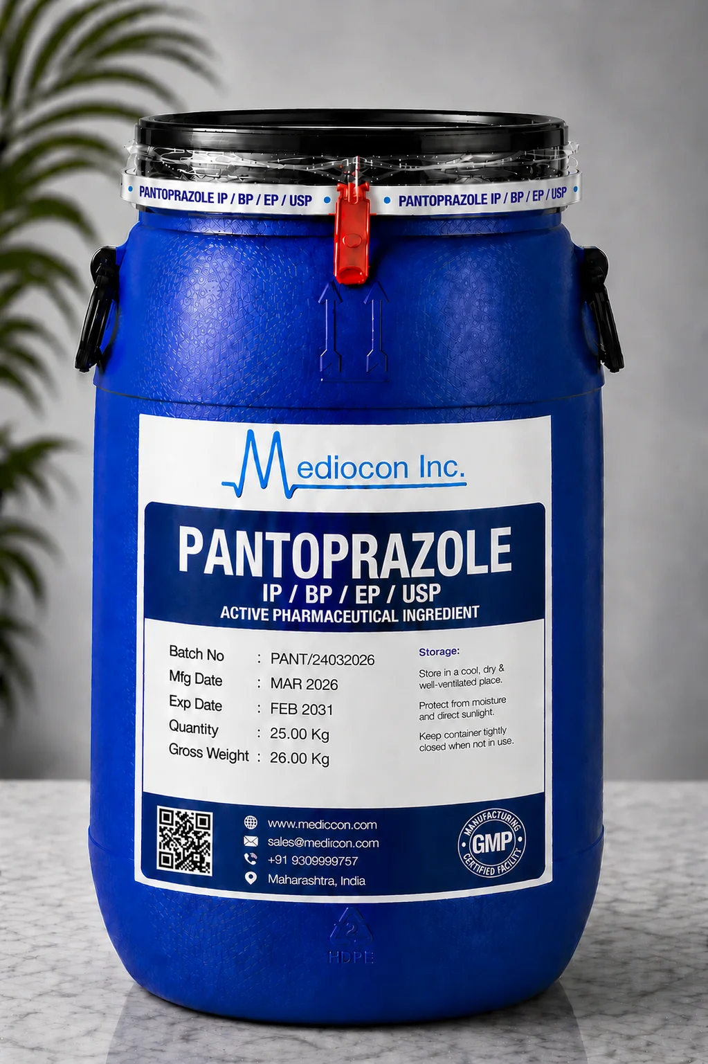 Pantoprazole API — Mediocon Inc