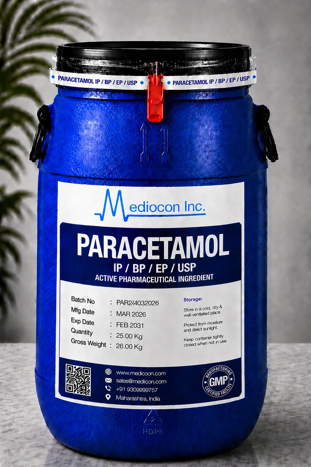 Paracetamol API — Mediocon Inc