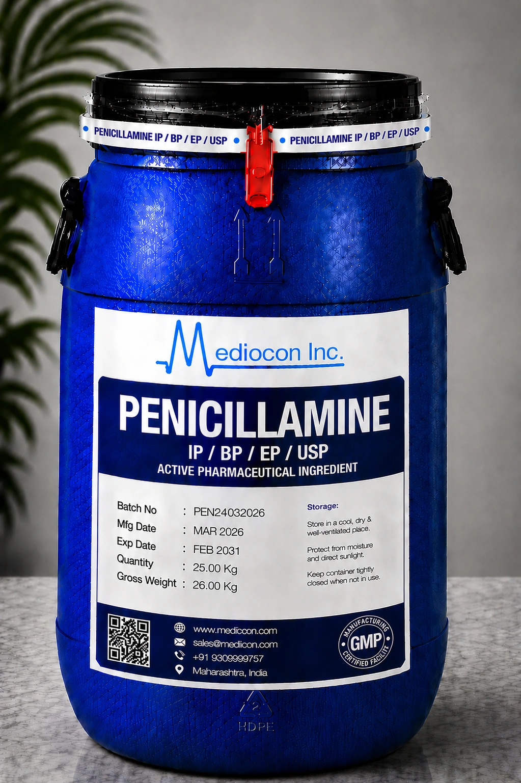 Penicillamine API — Mediocon Inc