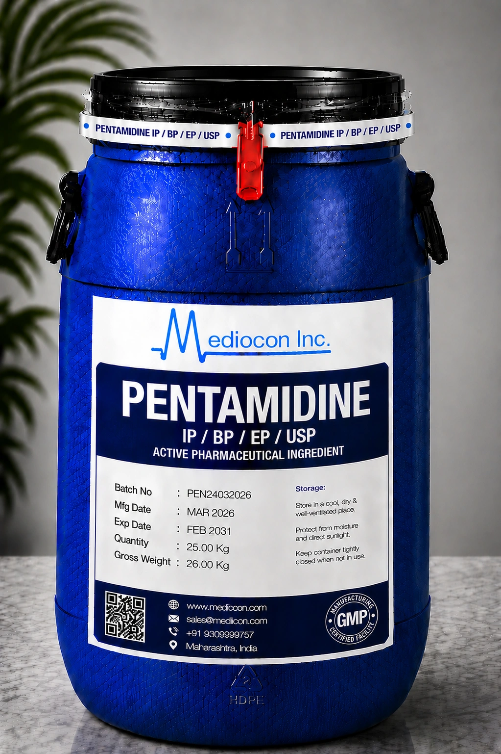 Pentamidine API — Mediocon Inc