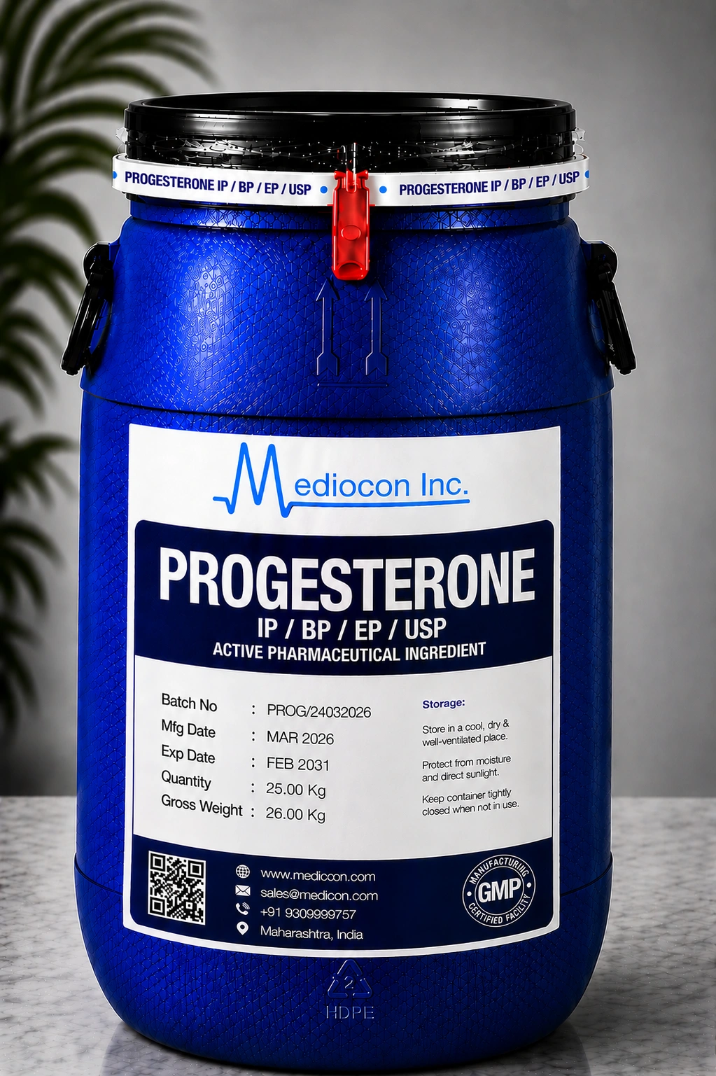 Progesterone API — Mediocon Inc