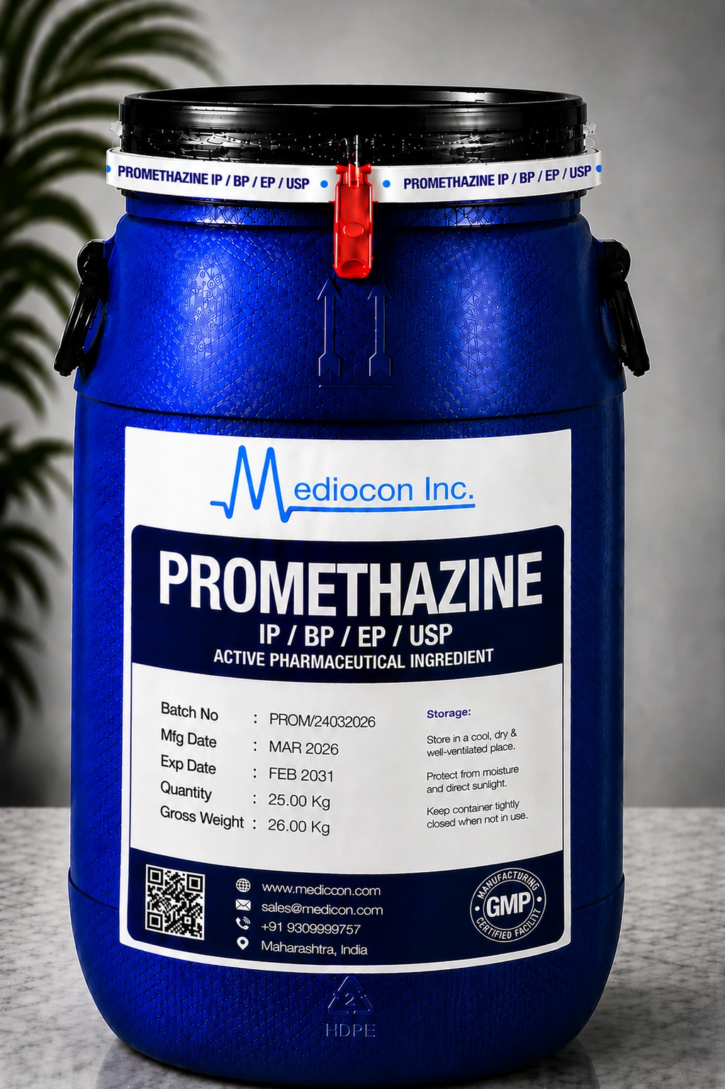 Promethazine API — Mediocon Inc