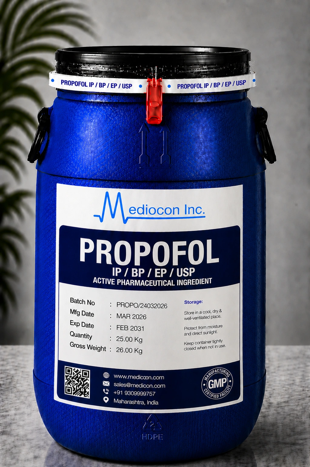 Propofol API — Mediocon Inc