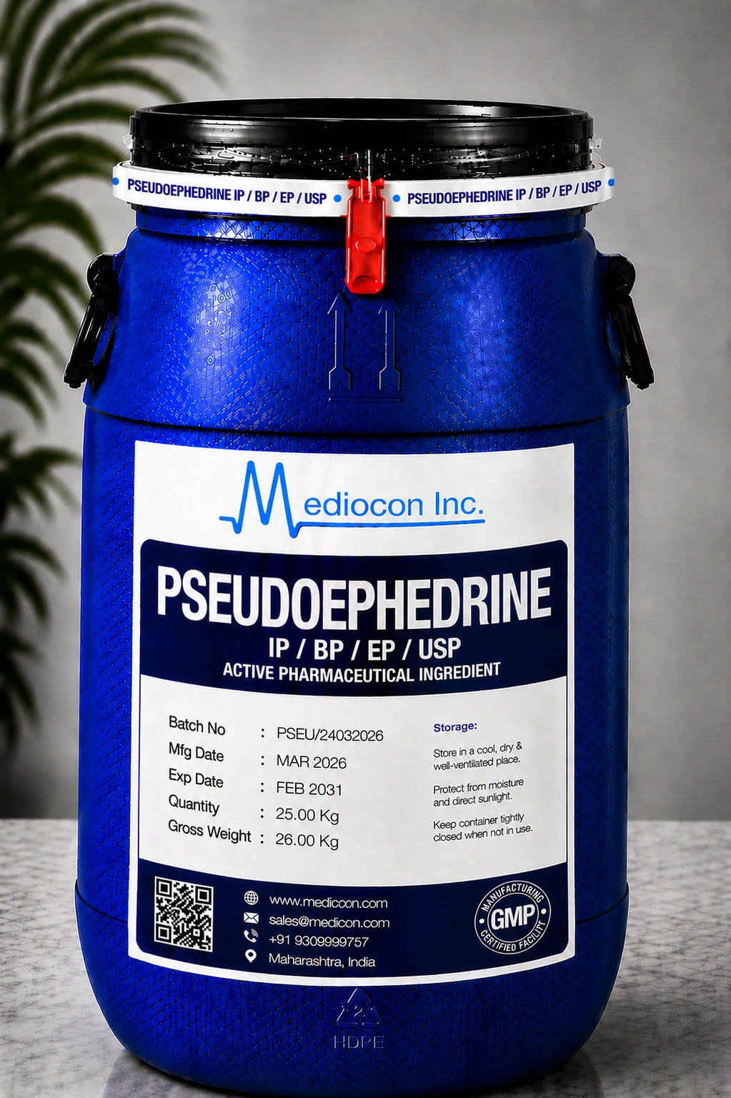 Pseudoephedrine API — Mediocon Inc
