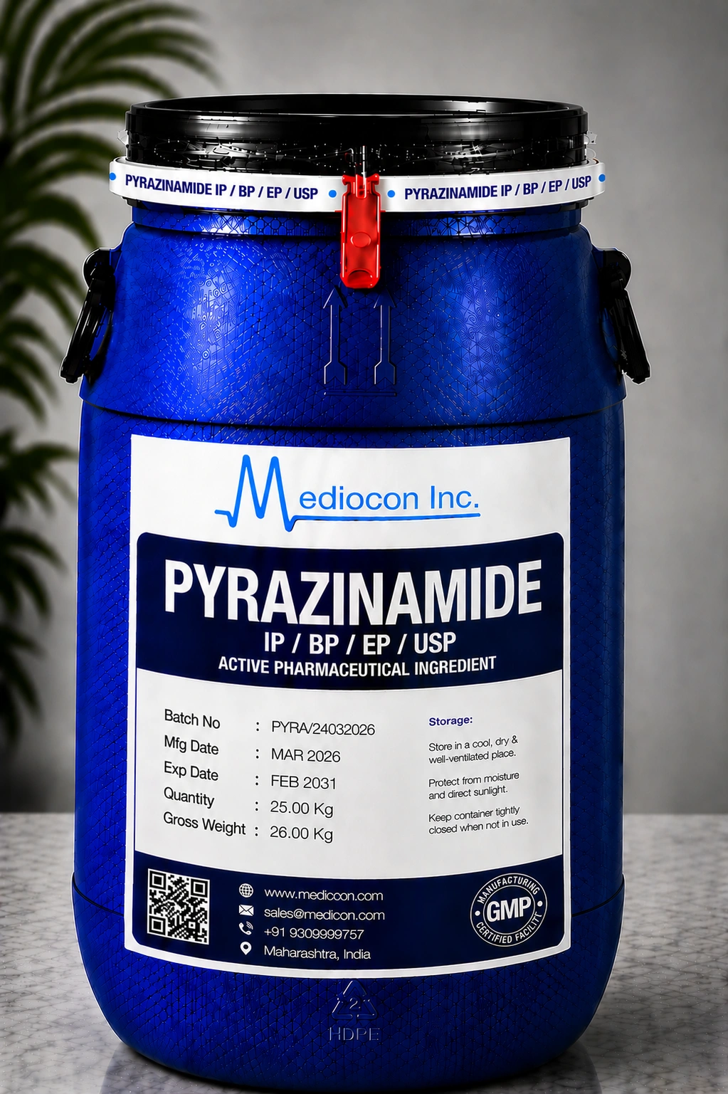 Pyrazinamide API — Mediocon Inc