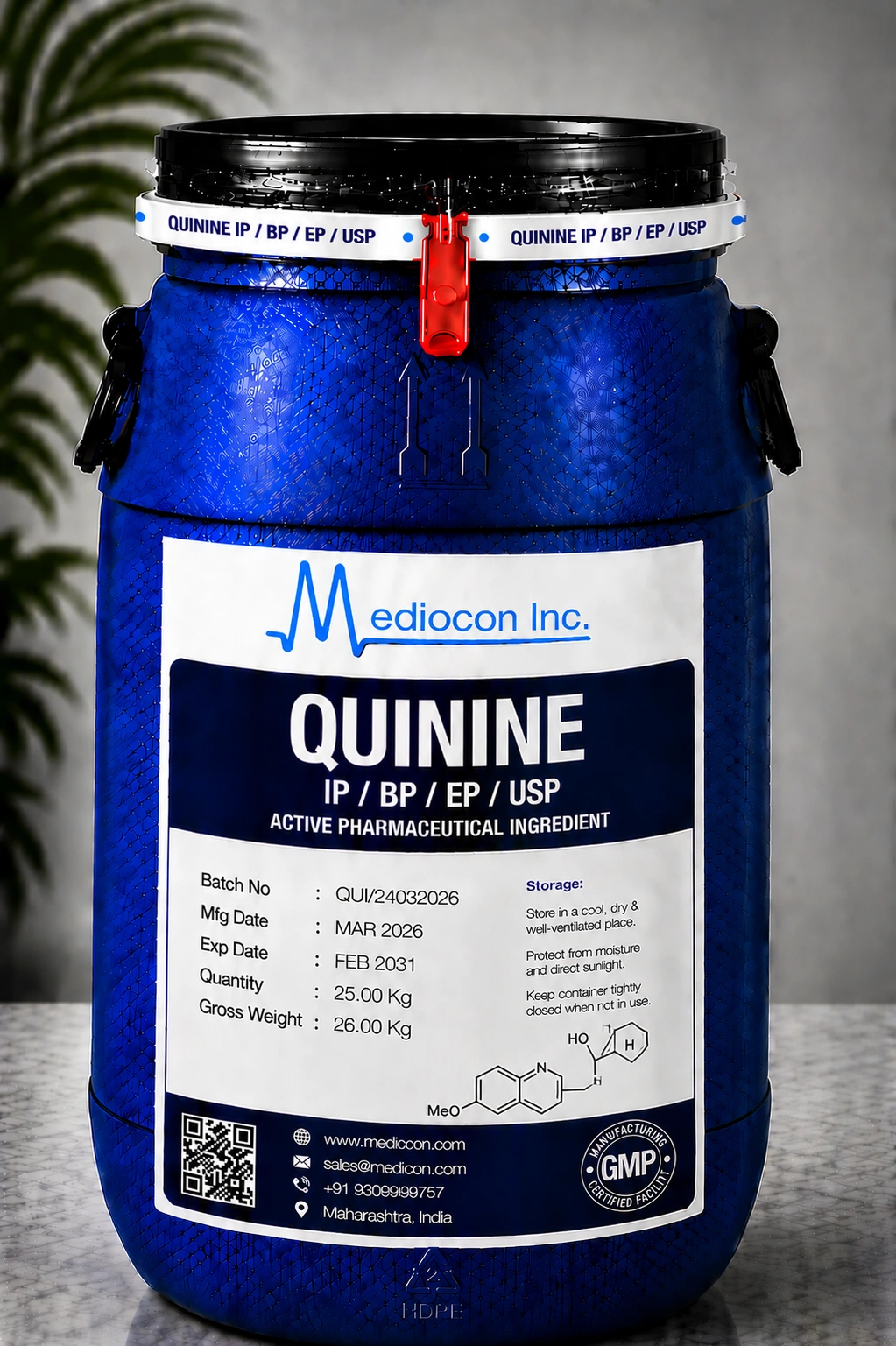 Quinine API — Mediocon Inc