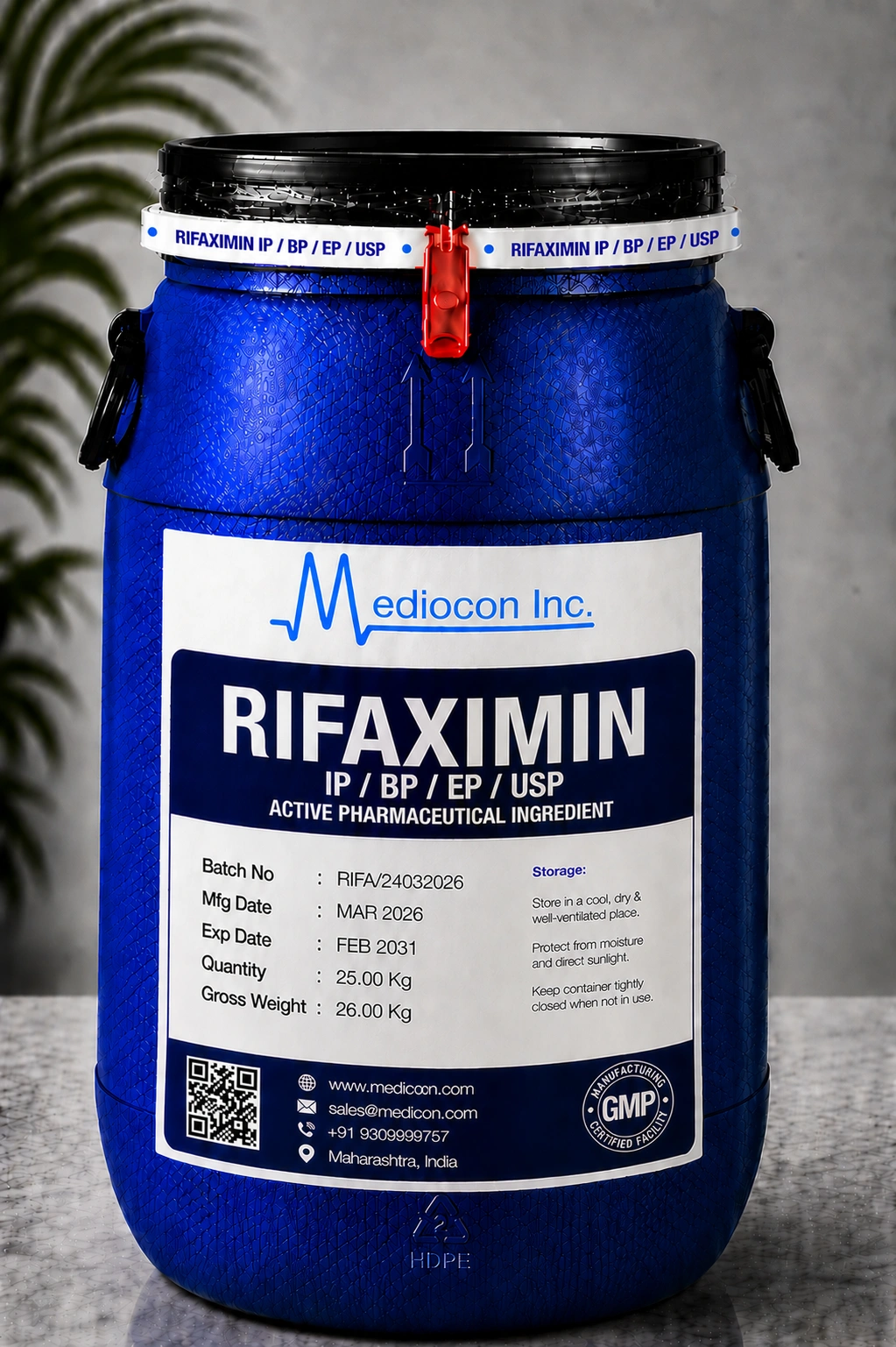 Rifaximin API — Mediocon Inc