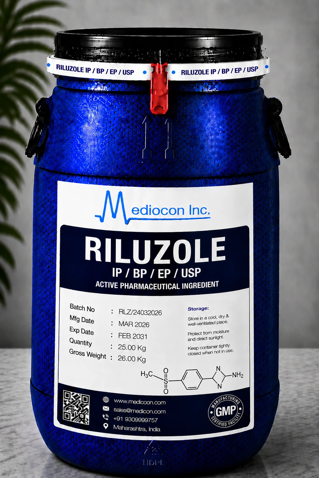 Riluzole API — Mediocon Inc