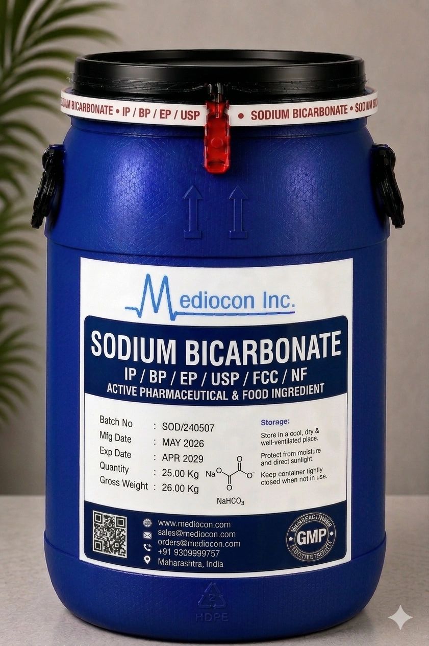 Sodium Bicarbonate API — Mediocon Inc