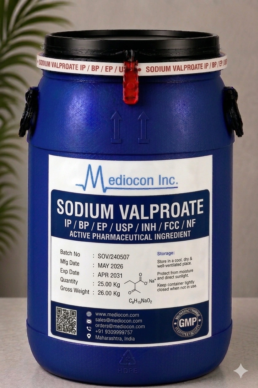 Sodium Valproate API — Mediocon Inc