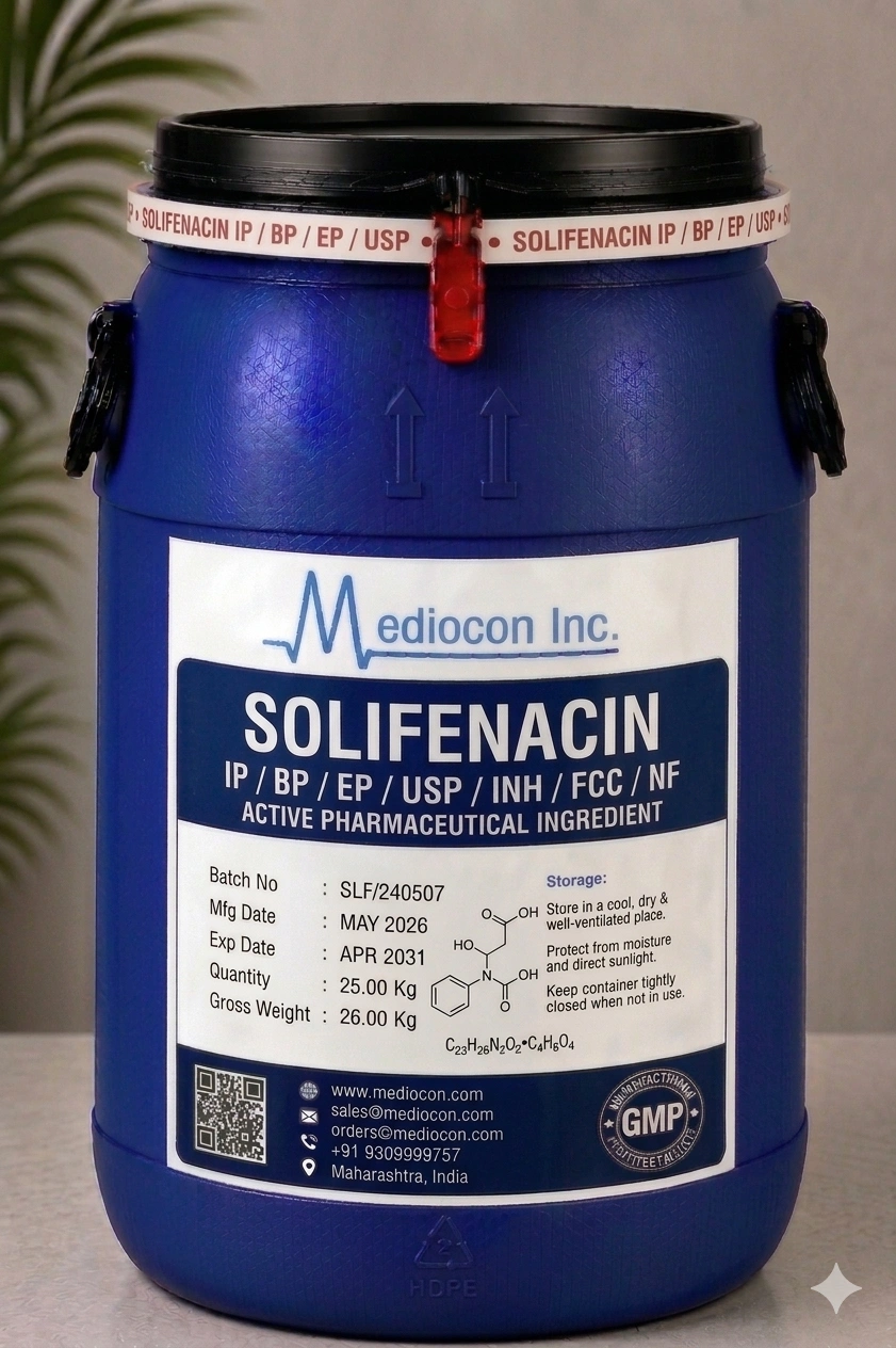 Solifenacin API — Mediocon Inc