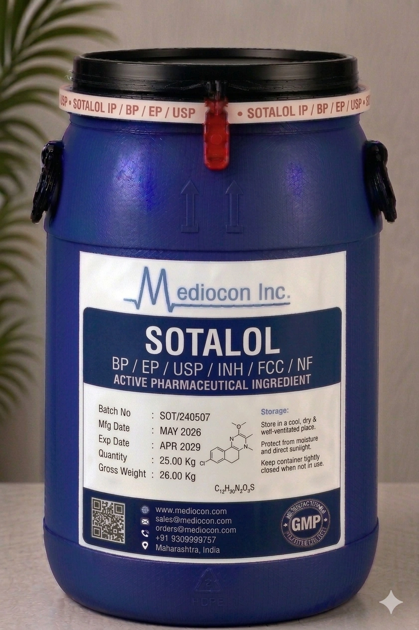 Sotalol API — Mediocon Inc
