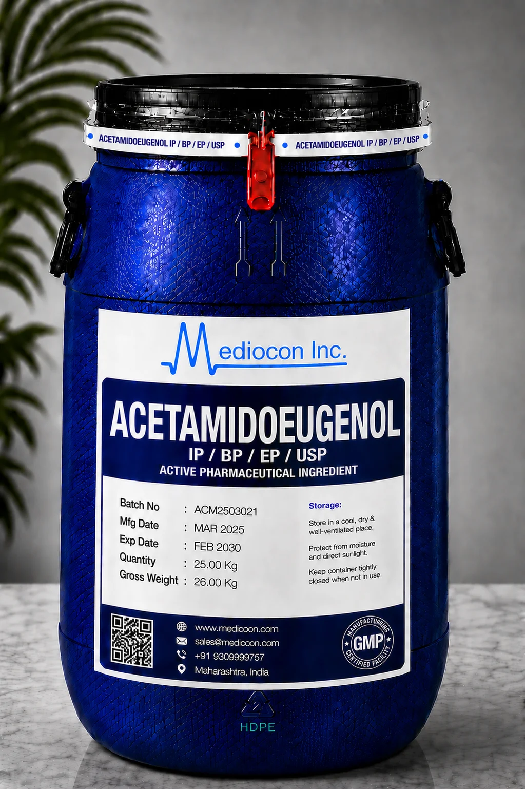 Acetamidoeugenol API — Mediocon Inc
