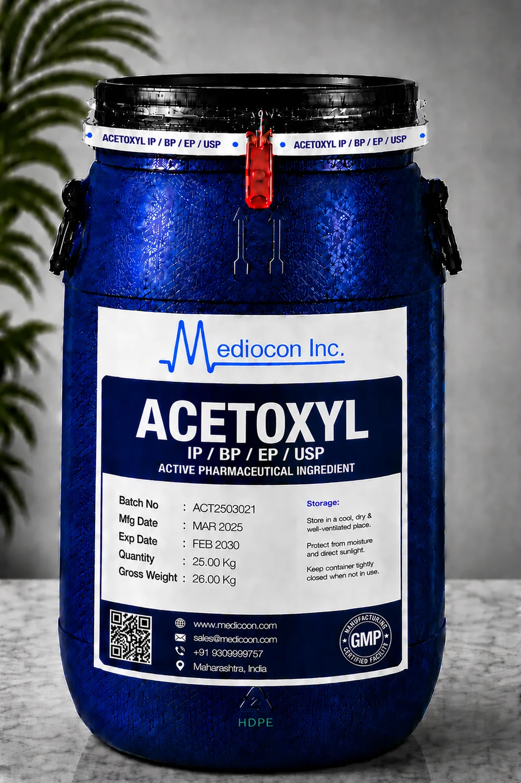 Acetoxyl API — Mediocon Inc