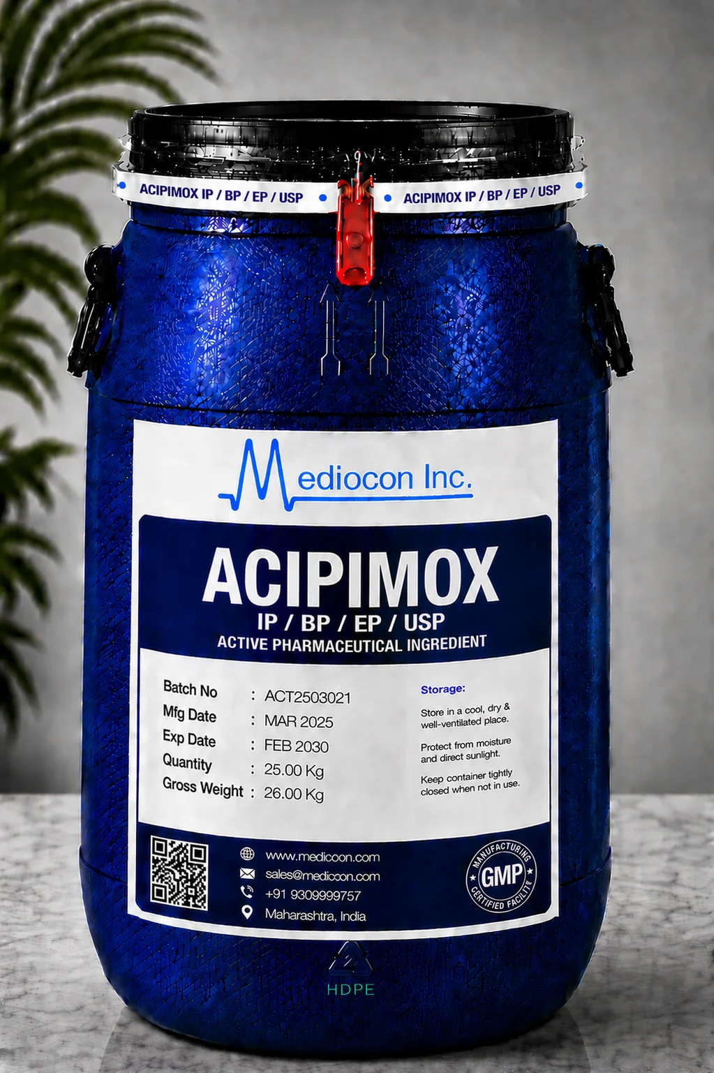 Acipimox API — Mediocon Inc