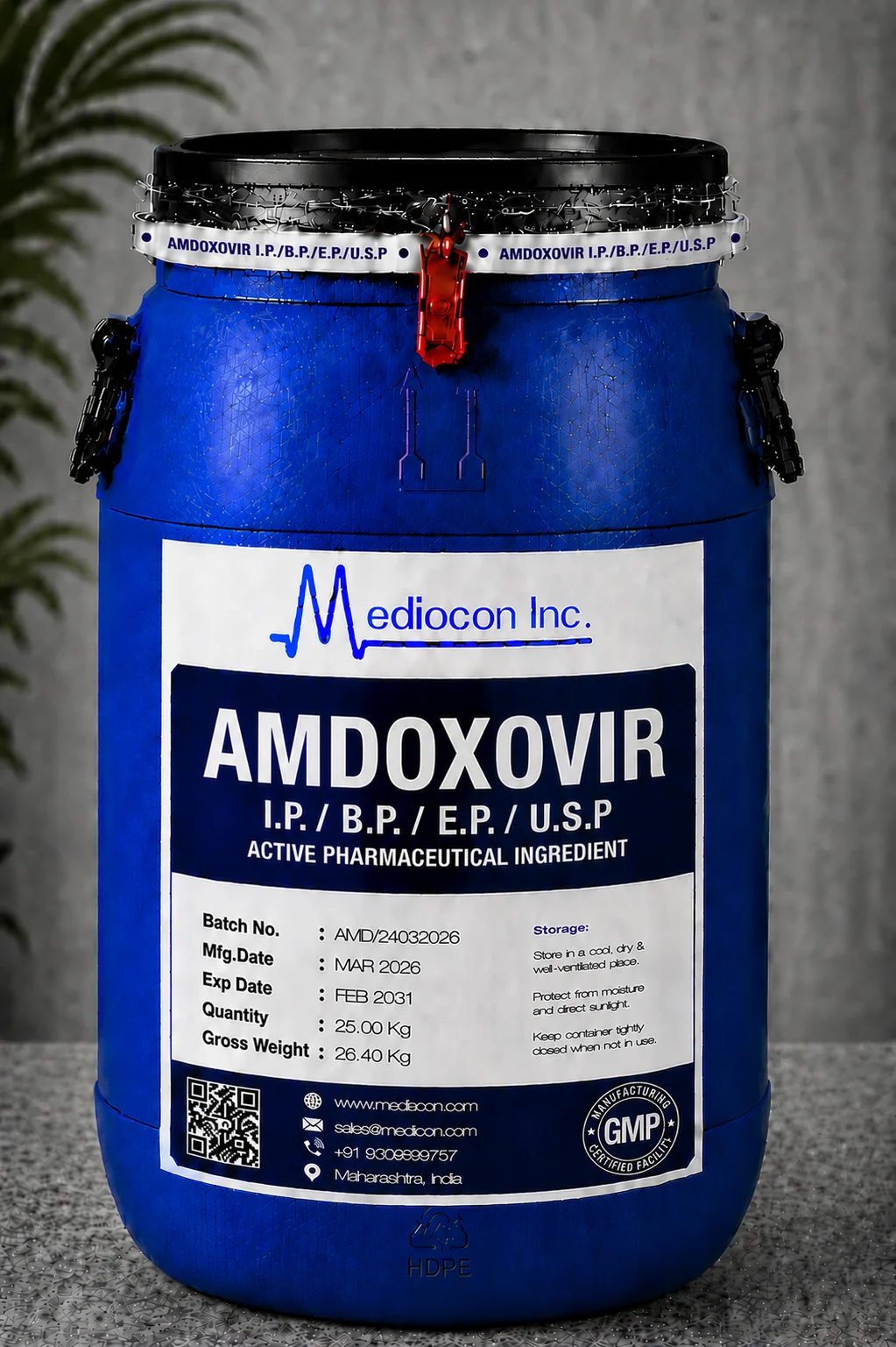 Alvimopan API — Mediocon Inc, GMP certified manufacturer Aurangabad India