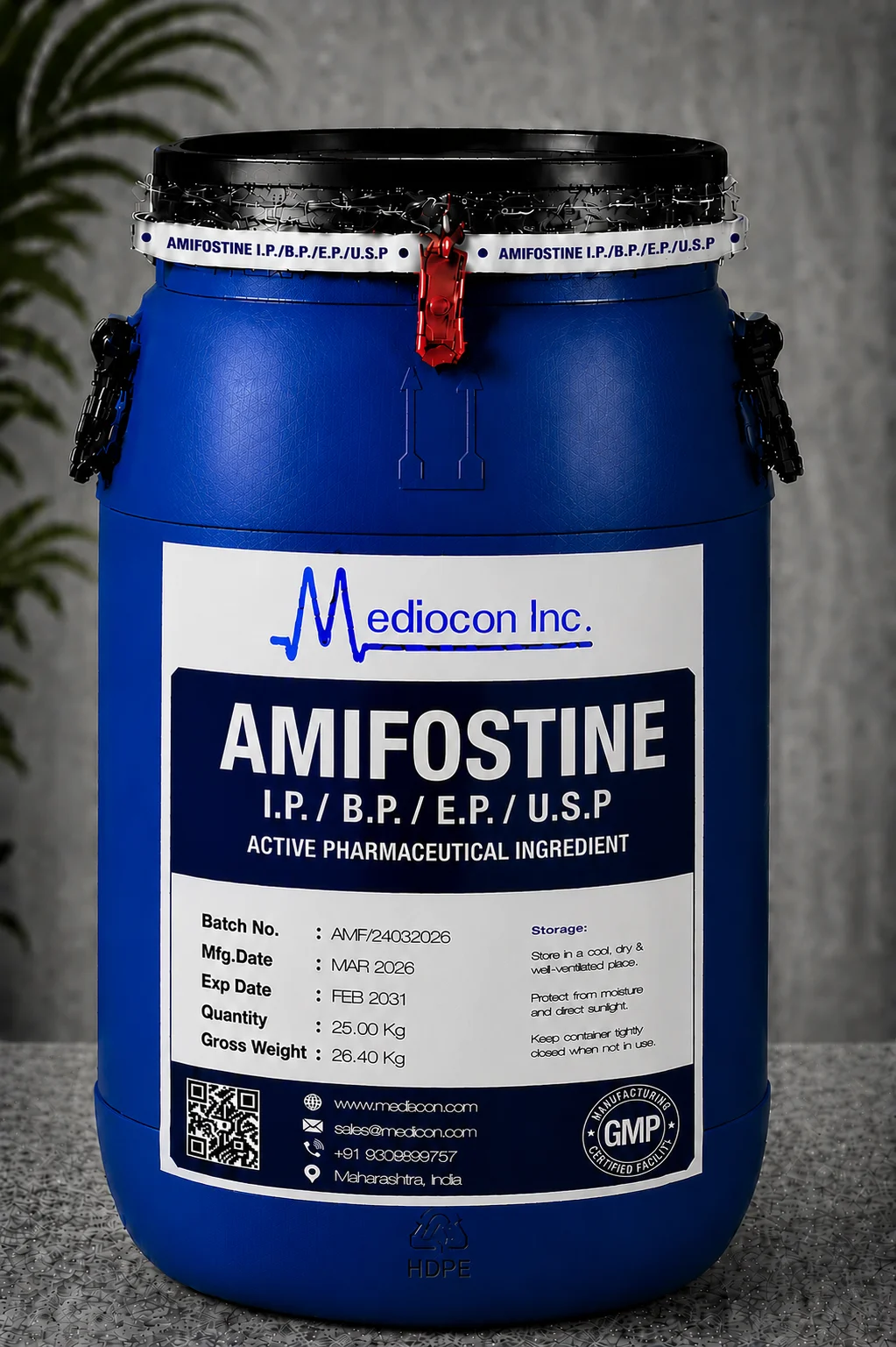 Amantadine Sulfate API — Mediocon Inc, GMP certified manufacturer Aurangabad India