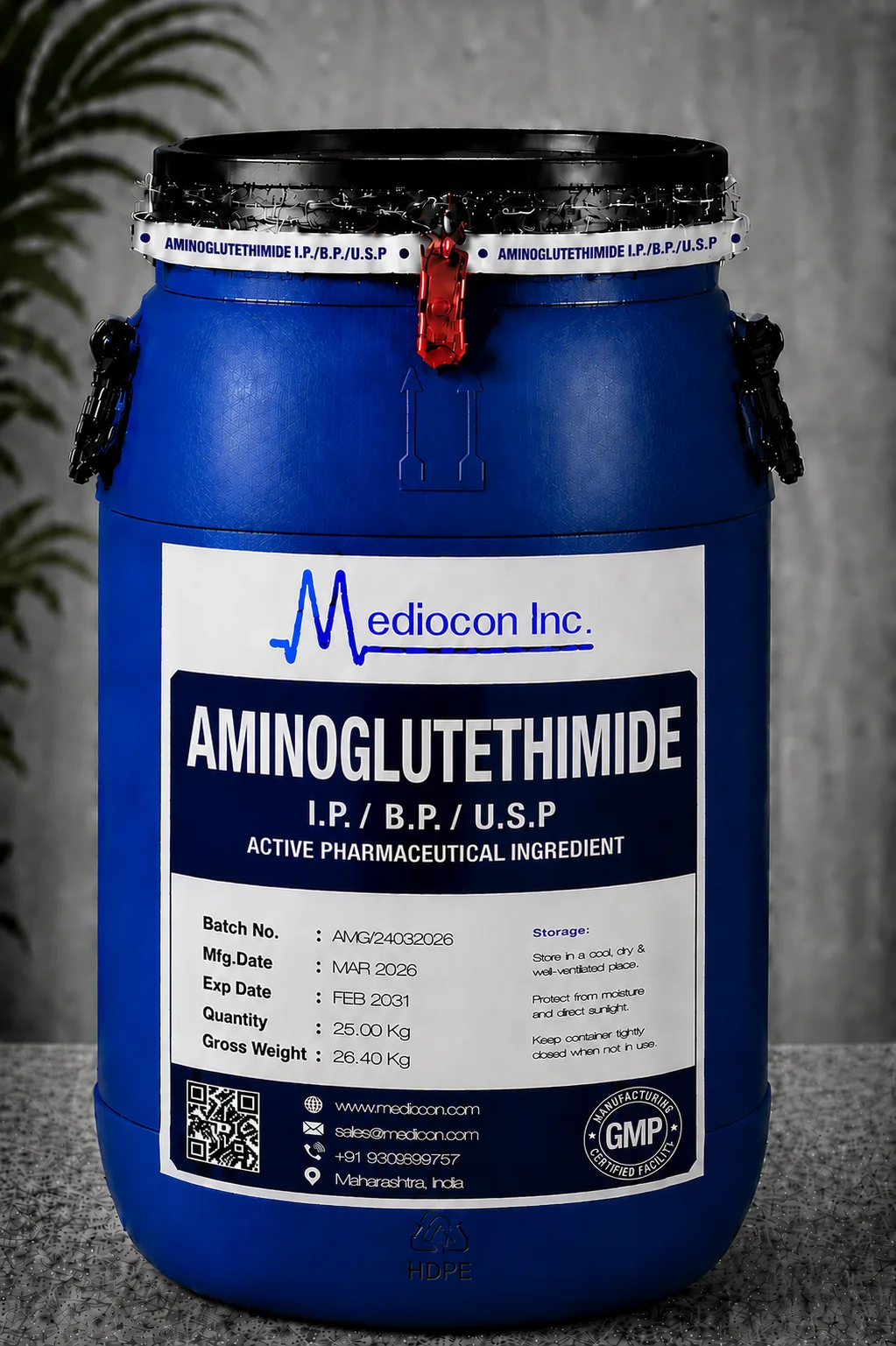 Ambroxol API — Mediocon Inc, GMP certified manufacturer Aurangabad India