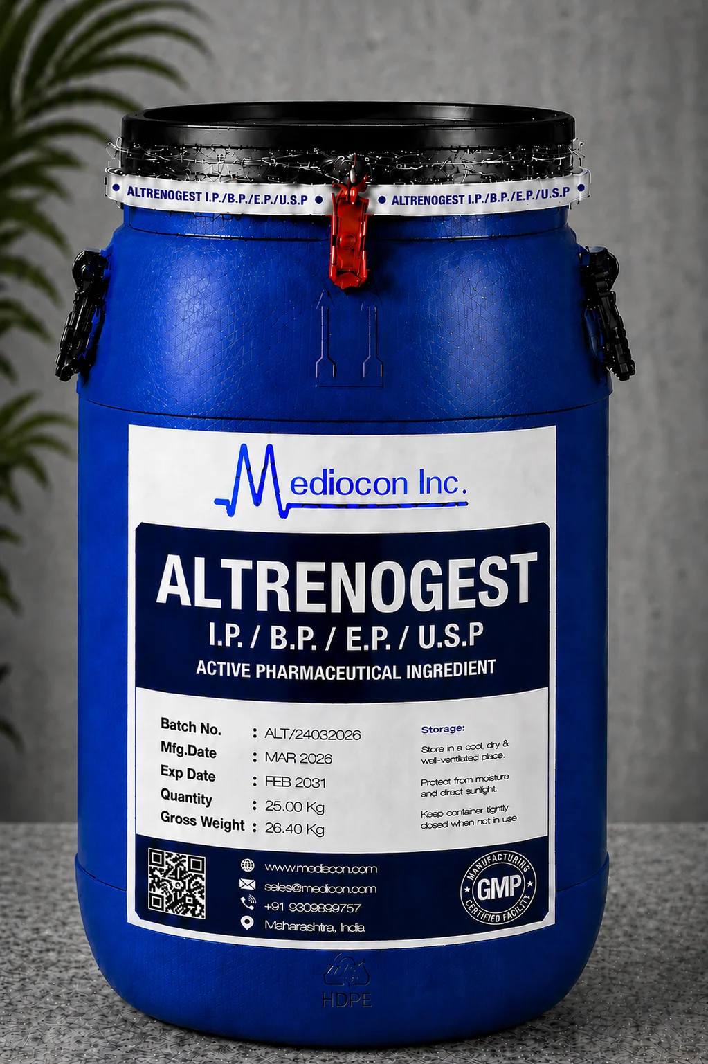 Aminophylline API — Mediocon Inc, GMP certified manufacturer Aurangabad India