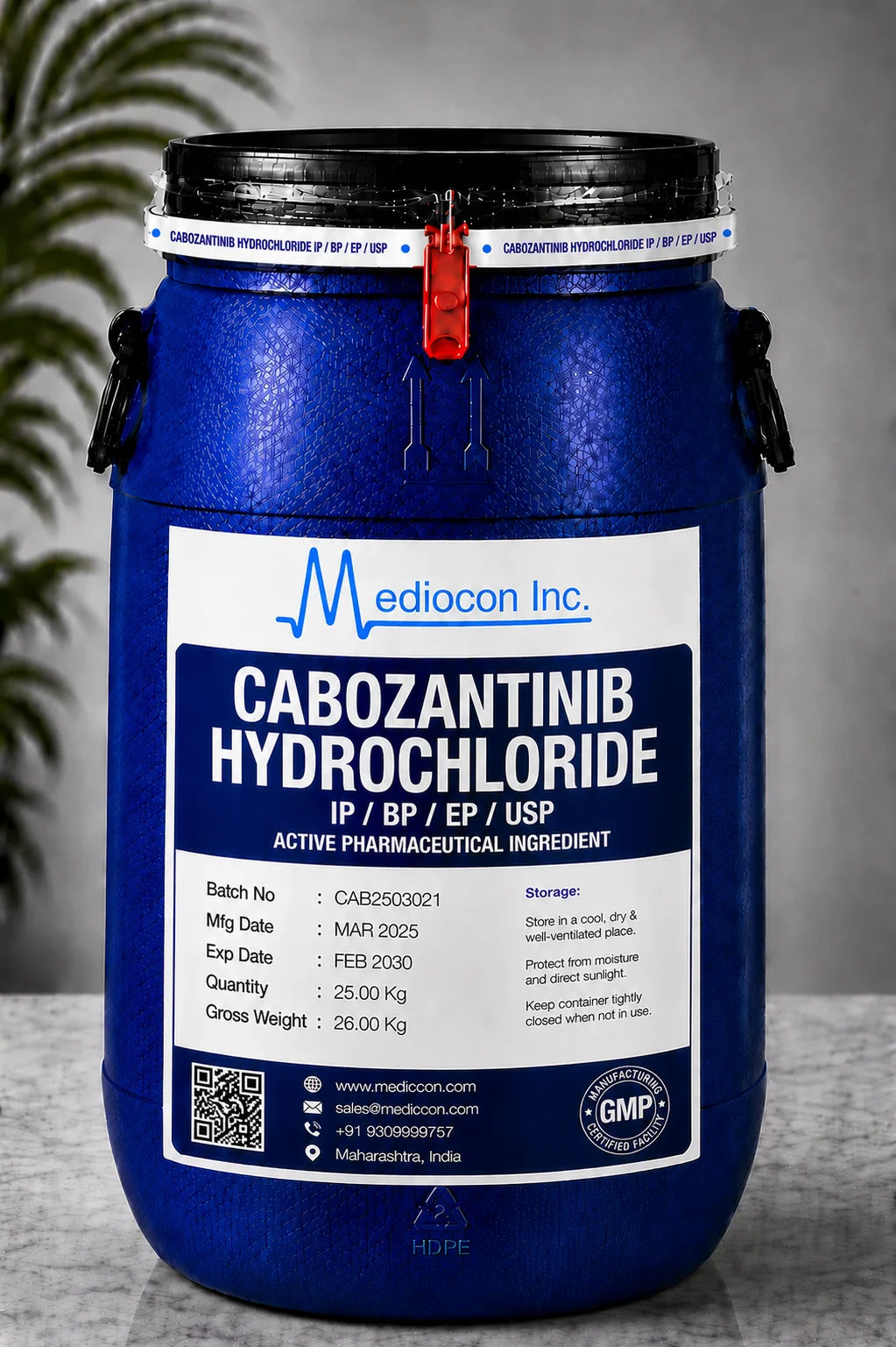 Cabozantinib Hydrochloride API