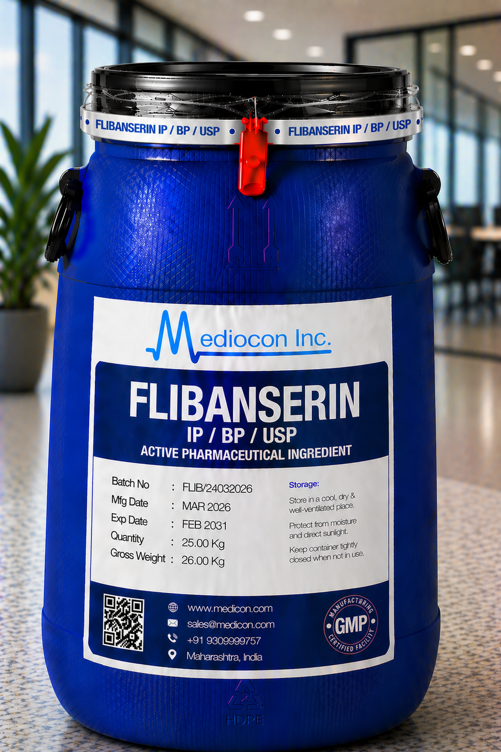Flibanserin API Manufacturer India | Mediocon Inc