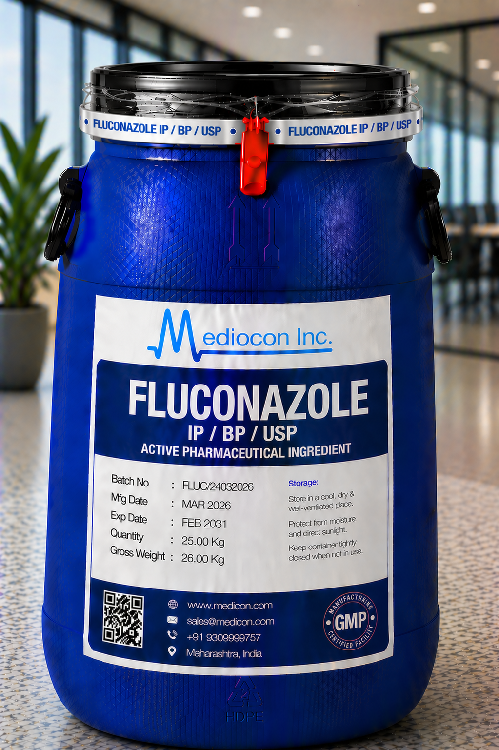 Fluconazole API Manufacturer India | Mediocon Inc