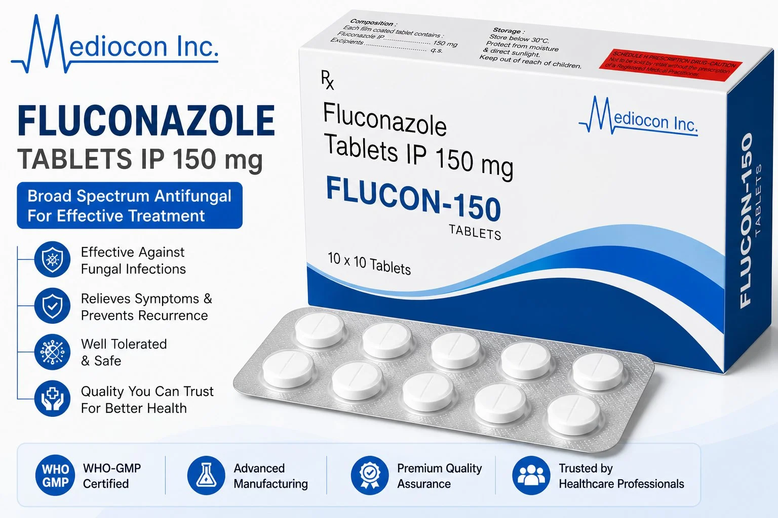 Fluconazole Tablets IP 150 mg