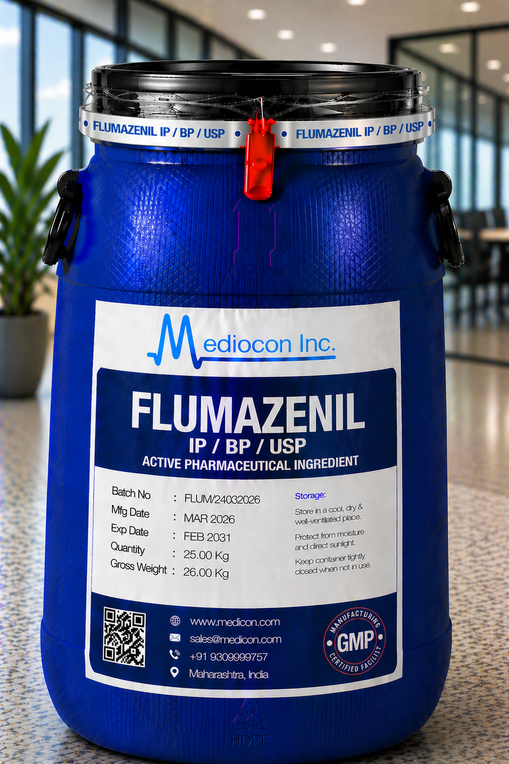 Flumazenil API Manufacturer India | Mediocon Inc