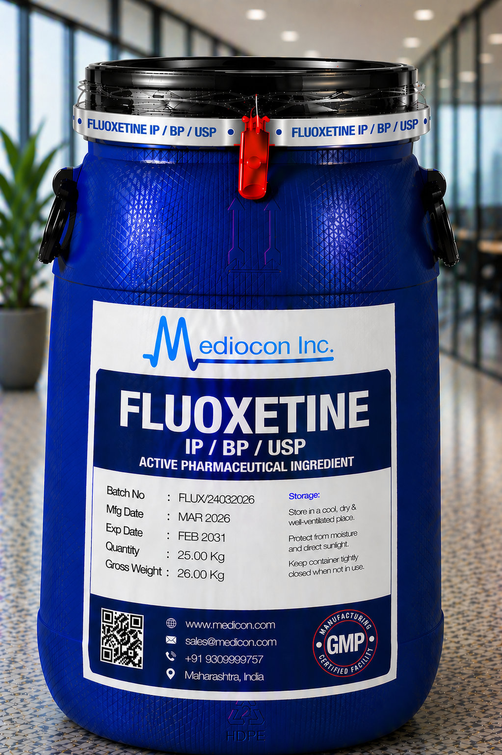 Fluoxetine API Manufacturer India | Mediocon Inc