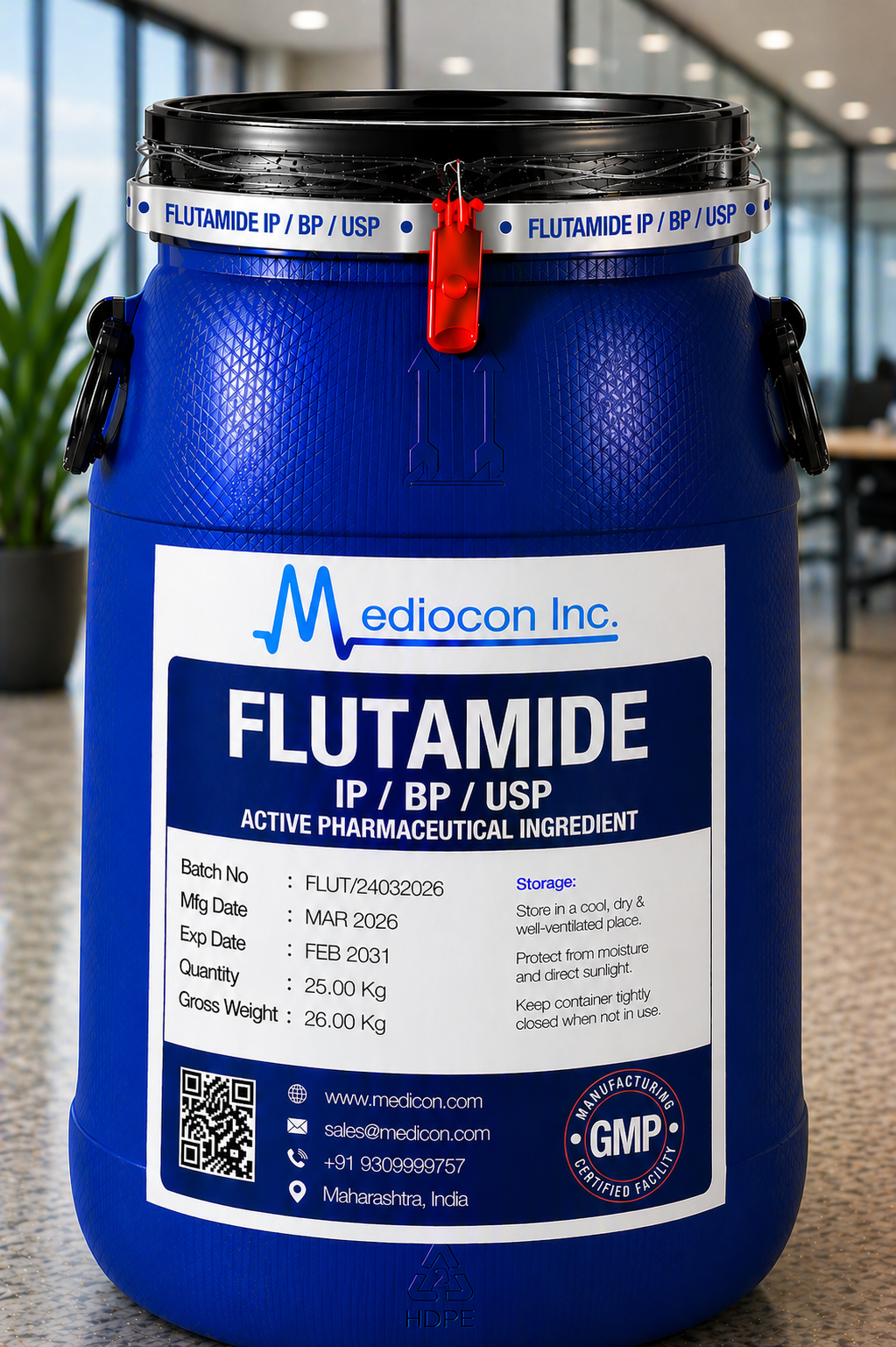 Flutamide API Manufacturer India | Mediocon Inc