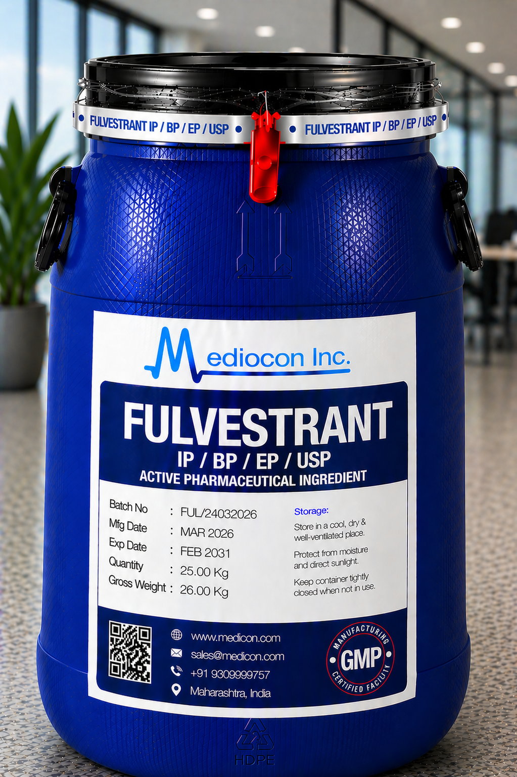 Fulvestrant API Manufacturer India | Mediocon Inc