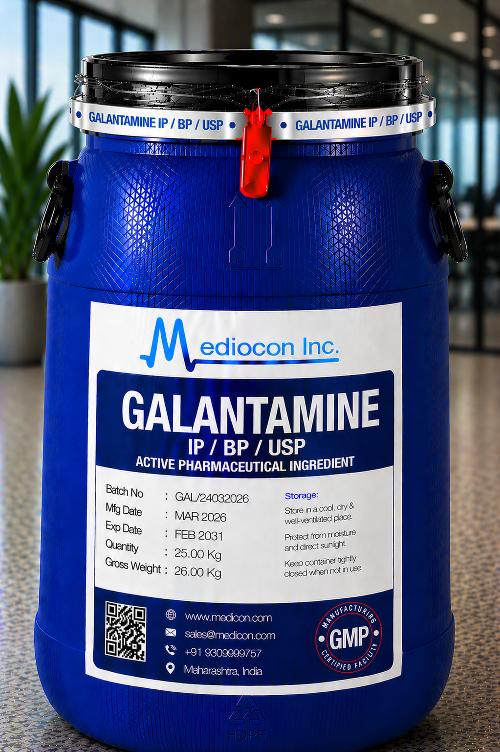 Galantamine API Manufacturer India | Mediocon Inc