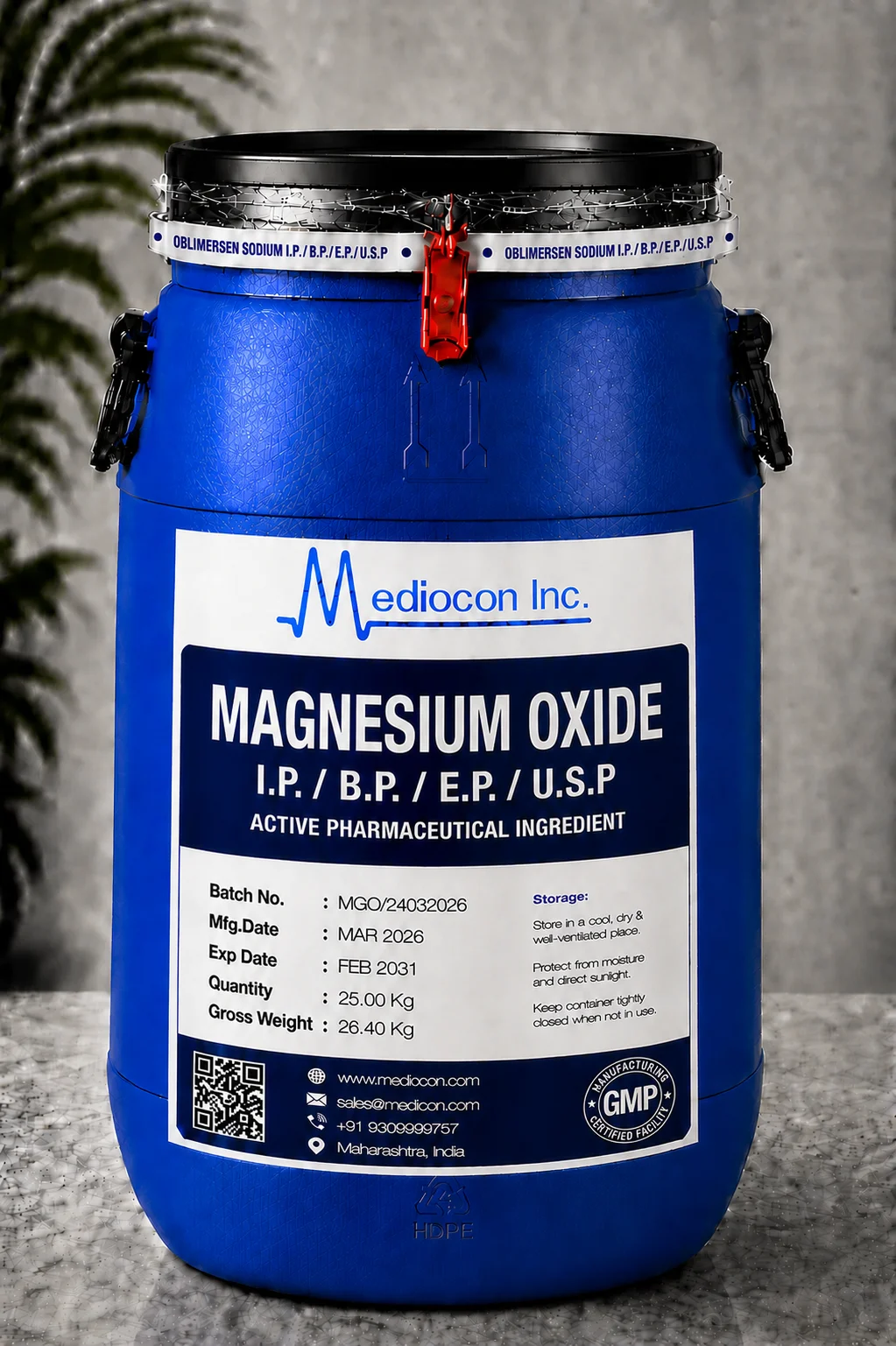 Magnesium Oxide API Supplier Manufacturer Aurangabad Maharashtra India &mdash; Mediocon Inc