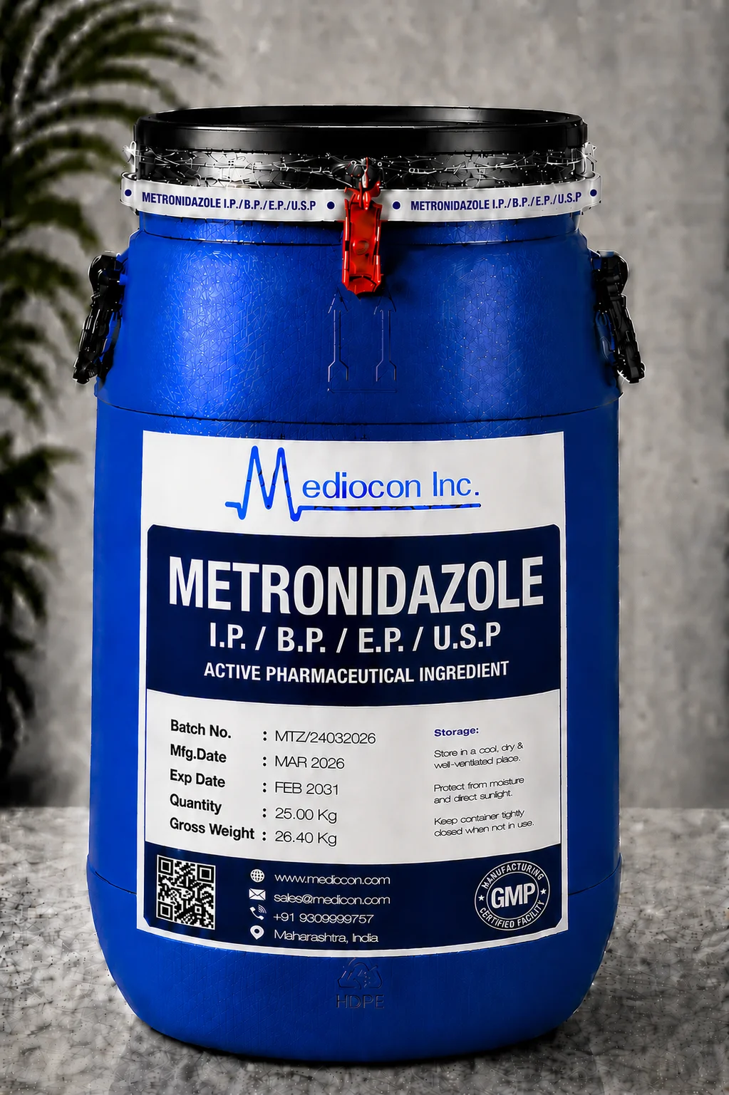 Metronidazole API Supplier Manufacturer Aurangabad Maharashtra India &mdash; Mediocon Inc