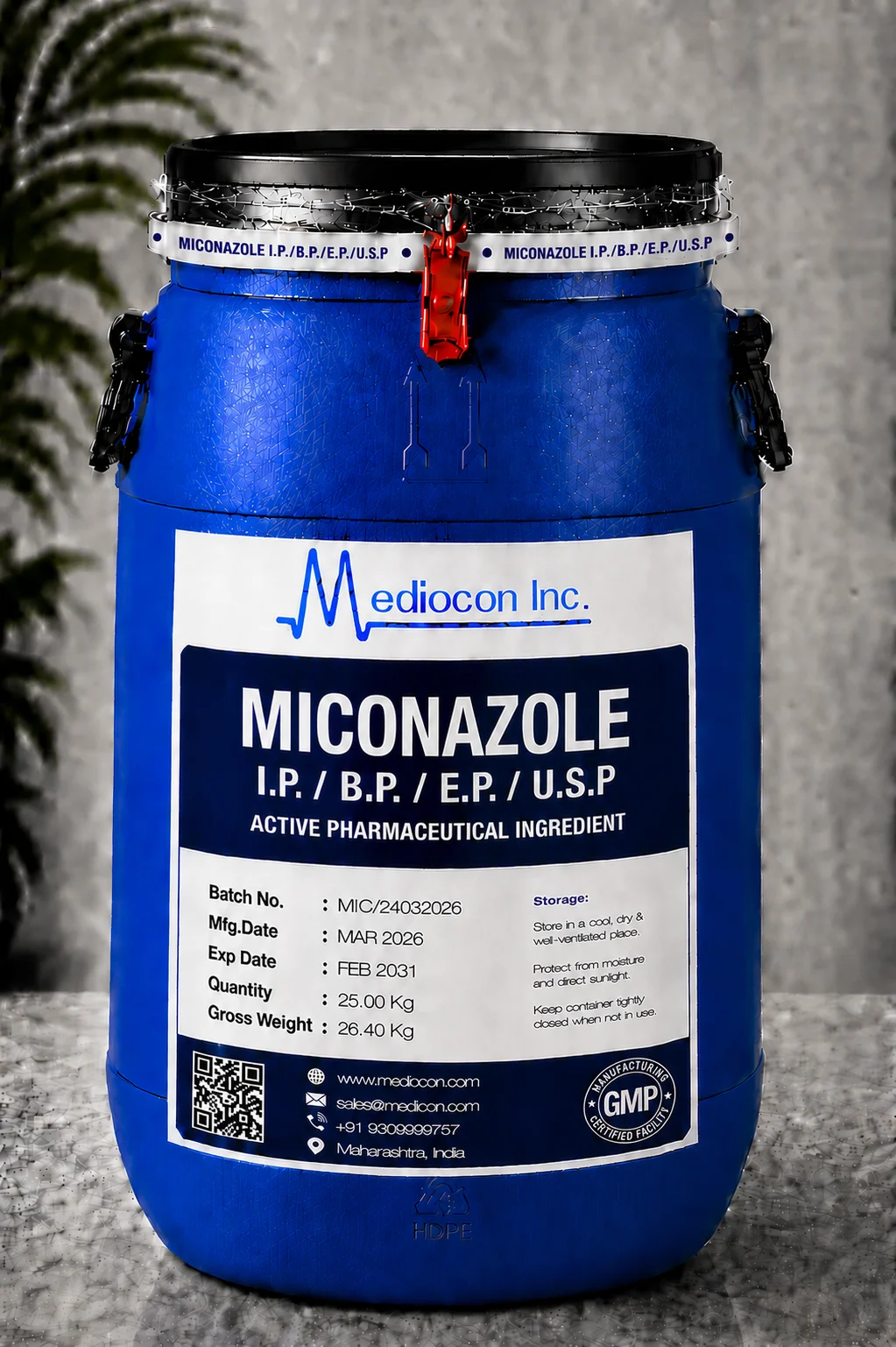 Miconazole API Supplier Manufacturer Aurangabad Maharashtra India &mdash; Mediocon Inc