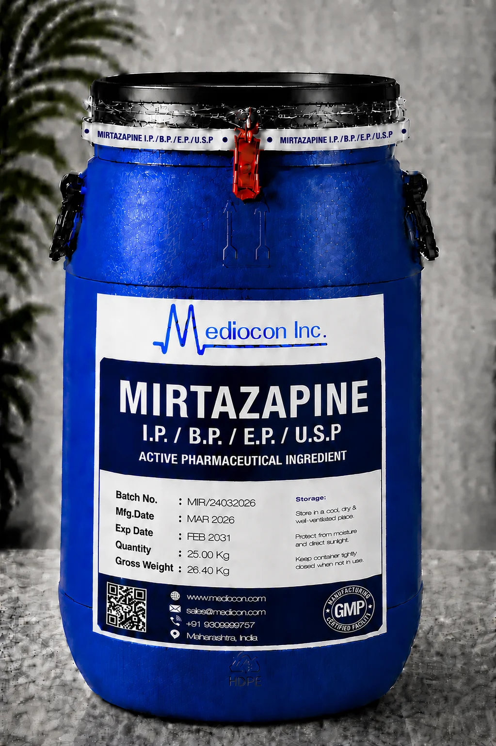 Mirtazapine API Supplier Manufacturer Aurangabad Maharashtra India &mdash; Mediocon Inc