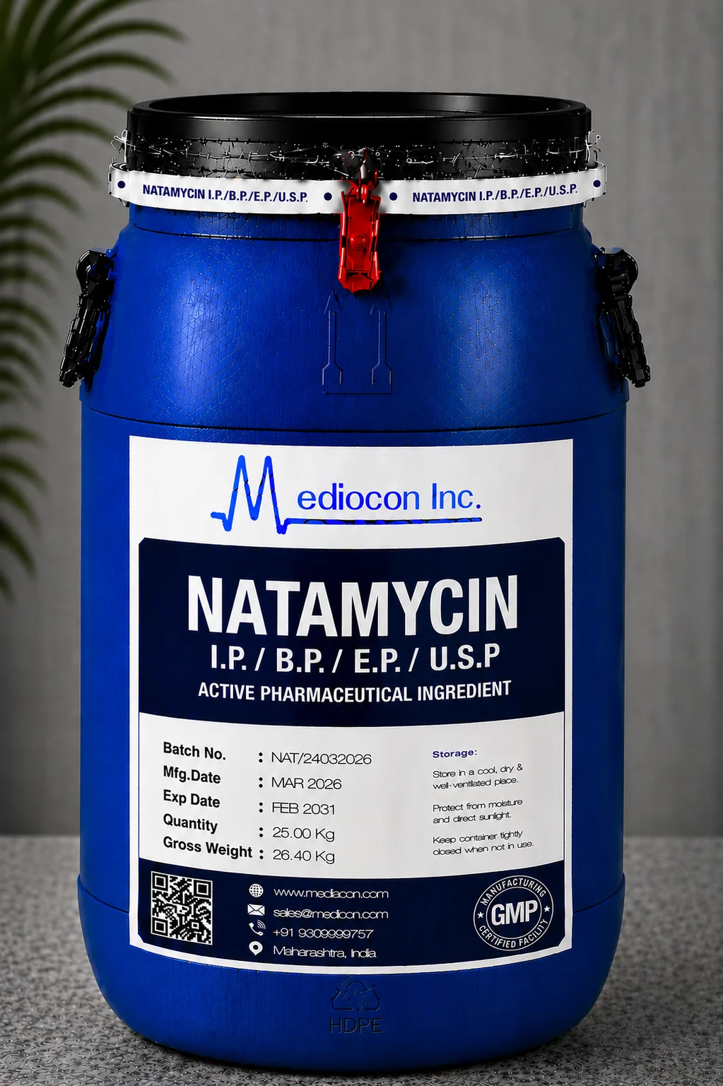 Natamycin API Supplier Manufacturer Aurangabad Maharashtra India &mdash; Mediocon Inc
